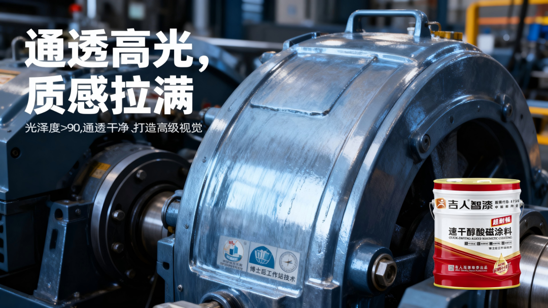 吉人高新速干醇酸磁涂料 以速干实力重塑防护美学