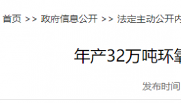 龙头再进一步！​年产32万吨环氧树脂项目即将开工！